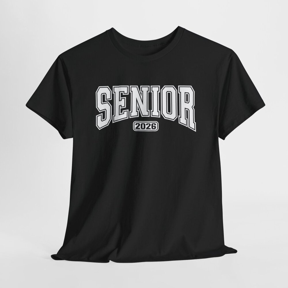Senior 2026 High School T-shirt Graphic White Design Print Tee Unisex